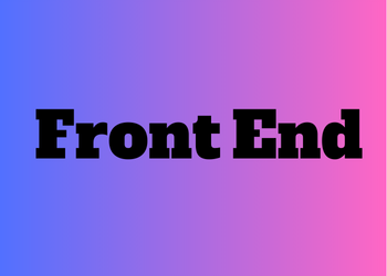 مشاريع Front End